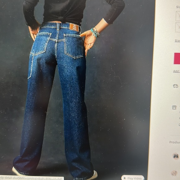 Free People Tinsley Baggy High Rise Jeans - Picture 5 of 9